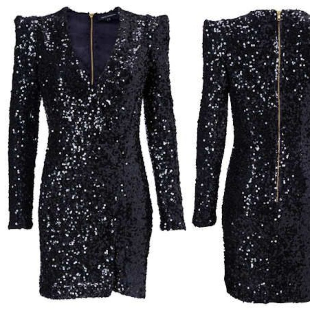French Connection Sequin Samantha Dress - Picture 2 of 7